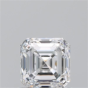 Picture of Natural Diamond 0.90 Carats, Asscher with  Cut, D Color, VS1 Clarity and Certified by GIA