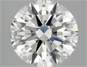 Lab Grown Diamond 3.00 Carats, Round with Ideal Cut, E Color, VS1 Clarity and Certified by IGI
