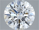 Lab Grown Diamond 2.52 Carats, Round with Ideal Cut, D Color, VVS2 Clarity and Certified by IGI