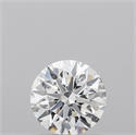 Lab Grown Diamond 0.73 Carats, Round with Ideal Cut, D Color, VVS2 Clarity and Certified by IGI