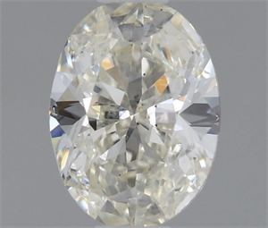 Picture of Natural Diamond 0.71 Carats, Oval with  Cut, L Color, SI2 Clarity and Certified by GIA