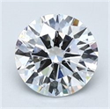Diamante Natural 1.55 quilates, Redondo , Color D, claridad SI2 y certificado GIA