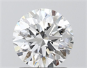 Lab Grown Diamond 1.50 Carats, Round with Ideal Cut, D Color, VVS2 Clarity and Certified by IGI