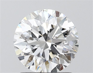 Picture of Lab Grown Diamond 1.50 Carats, Round with Ideal Cut, D Color, VVS2 Clarity and Certified by IGI