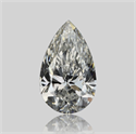 Natural Diamond 0.40 Carats, Pear with  Cut, F Color, SI1 Clarity and Certified by GIA