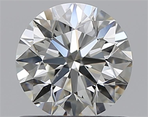 Picture of Natural Diamond 0.70 Carats, Round with Excellent Cut, J Color, SI2 Clarity and Certified by GIA