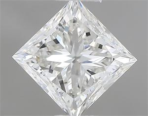 Picture of Natural Diamond 0.70 Carats, Princess with  Cut, H Color, VVS2 Clarity and Certified by GIA
