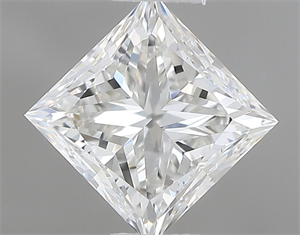 Picture of Natural Diamond 0.70 Carats, Princess with  Cut, H Color, VVS2 Clarity and Certified by GIA