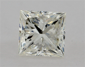 Picture of Natural Diamond 0.70 Carats, Princess with  Cut, J Color, VS1 Clarity and Certified by GIA