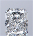 Natural Diamond 0.35 Carats, Radiant with  Cut, F Color, VVS1 Clarity and Certified by GIA