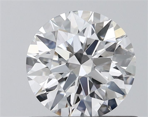 Picture of Lab Grown Diamond 0.72 Carats, Round with Ideal Cut, D Color, VVS1 Clarity and Certified by IGI