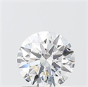 Lab Grown Diamond 1.02 Carats, Round with Ideal Cut, D Color, VS2 Clarity and Certified by IGI