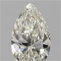 Natural Diamond 0.19 Carats, Pear with  Cut, I Color, VS2 Clarity and Certified by IGI
