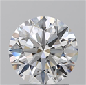 Natural Diamond 2.01 Carats, Round with Excellent Cut, G Color, VVS1 Clarity and Certified by GIA