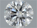 Natural Diamond 0.50 Carats, Round with Excellent Cut, I Color, VS2 Clarity and Certified by GIA