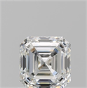 Natural Diamond 1.02 Carats, Asscher with  Cut, H Color, VS2 Clarity and Certified by GIA