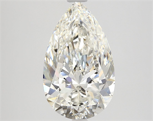 Picture of Natural Diamond 2.70 Carats, Pear with  Cut, H Color, VS1 Clarity and Certified by GIA