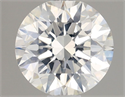 Natural Diamond 0.80 Carats, Round with Excellent Cut, H Color, SI2 Clarity and Certified by GIA