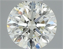 Natural Diamond 0.50 Carats, Round with Excellent Cut, K Color, SI1 Clarity and Certified by GIA