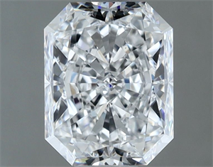 Picture of Natural Diamond 1.31 Carats, Radiant with  Cut, D Color, VS1 Clarity and Certified by GIA