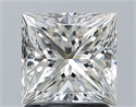 Natural Diamond 1.50 Carats, Princess with  Cut, H Color, VVS2 Clarity and Certified by IGI