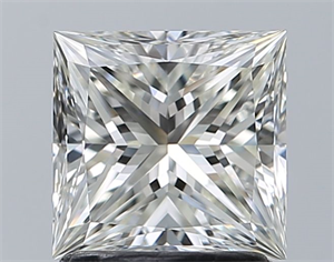 Picture of Natural Diamond 1.50 Carats, Princess with  Cut, H Color, VVS2 Clarity and Certified by IGI