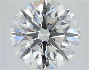 Picture of Lab Grown Diamond 5.01 Carats, Round with Ideal Cut, F Color, VVS1 Clarity and Certified by IGI