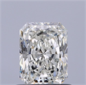 Natural Diamond 0.71 Carats, Radiant with  Cut, I Color, VVS1 Clarity and Certified by GIA
