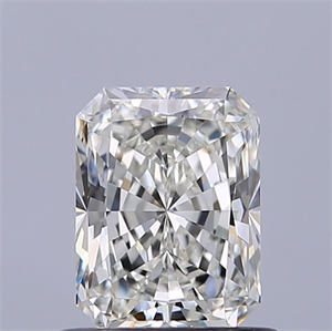 Picture of Natural Diamond 0.71 Carats, Radiant with  Cut, I Color, VVS1 Clarity and Certified by GIA