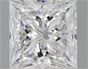 Diamante Natural 0.91 quilates, Princesa , Color D, claridad VS1 y certificado GIA