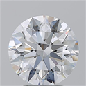 Natural Diamond 3.01 Carats, Round with Excellent Cut, F Color, VS1 Clarity and Certified by GIA