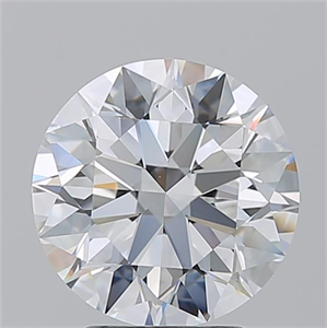 Picture of Natural Diamond 3.01 Carats, Round with Excellent Cut, F Color, VS1 Clarity and Certified by GIA