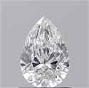 Diamante Natural 0.90 quilates, De pera , Color F, claridad VVS2 y certificado GIA