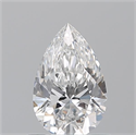 Natural Diamond 0.70 Carats, Pear with  Cut, E Color, SI1 Clarity and Certified by GIA