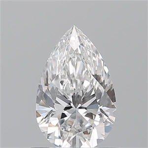 Picture of Natural Diamond 0.70 Carats, Pear with  Cut, E Color, SI1 Clarity and Certified by GIA