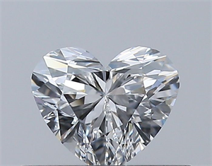 Picture of Natural Diamond 0.31 Carats, Heart with  Cut, E Color, VVS1 Clarity and Certified by GIA