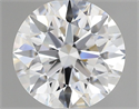 Lab Grown Diamond 0.70 Carats, Round with Ideal Cut, D Color, VVS2 Clarity and Certified by IGI