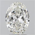 Natural Diamond 2.01 Carats, Oval with  Cut, G Color, VS2 Clarity and Certified by GIA