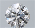 Diamante Natural 0.71 quilates, Redondo , Color H, claridad SI1 y certificado GIA