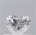 Natural Diamond 0.30 Carats, Heart with  Cut, D Color, VS2 Clarity and Certified by GIA