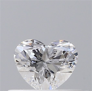 Picture of Natural Diamond 0.30 Carats, Heart with  Cut, D Color, VS2 Clarity and Certified by GIA