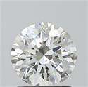 Natural Diamond 1.11 Carats, Round with Excellent Cut, G Color, SI2 Clarity and Certified by GIA