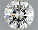 Natural Diamond 0.70 Carats, Round with Excellent Cut, I Color, SI2 Clarity and Certified by GIA