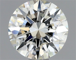 Picture of Natural Diamond 0.70 Carats, Round with Excellent Cut, I Color, SI2 Clarity and Certified by GIA