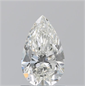 Natural Diamond 1.01 Carats, Pear with  Cut, H Color, SI1 Clarity and Certified by GIA