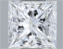 Natural Diamond 0.60 Carats, Princess with  Cut, E Color, VVS2 Clarity and Certified by GIA