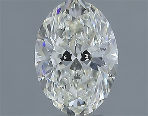 Picture of Natural Diamond 0.60 Carats, Oval with  Cut, H Color, VS1 Clarity and Certified by IGI