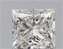 Diamante Natural 0.80 quilates, Princesa , Color H, claridad IF y certificado GIA