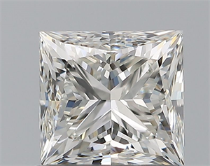 Picture of Natural Diamond 0.80 Carats, Princess with  Cut, H Color, IF Clarity and Certified by GIA