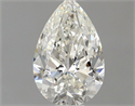 Natural Diamond 0.50 Carats, Pear with  Cut, H Color, VVS1 Clarity and Certified by GIA